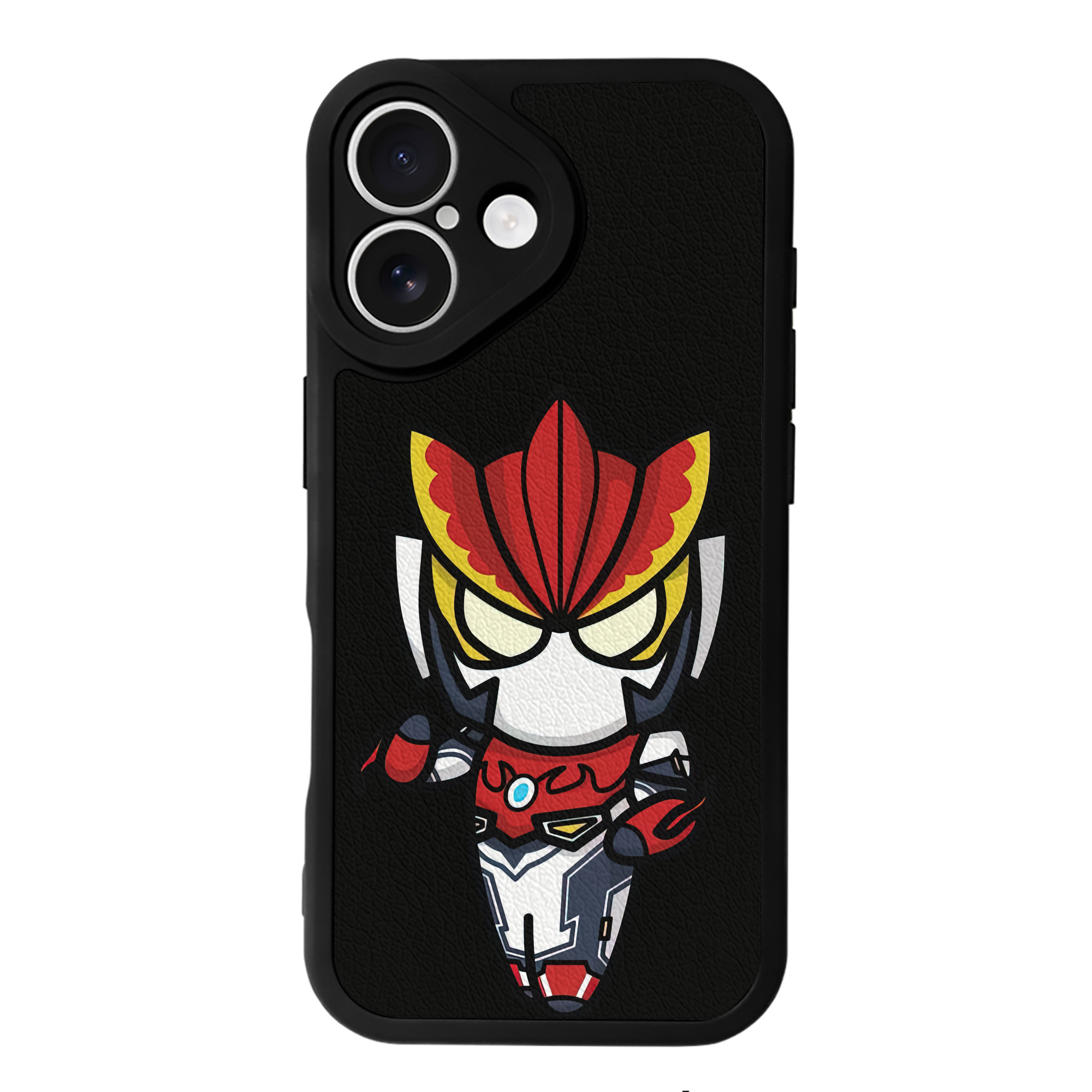 （画像用） ウルトラマン Ultraman 【iPhone 16シリーズ対応】シリコンスマホケース（レザー調） 材質：シリコン